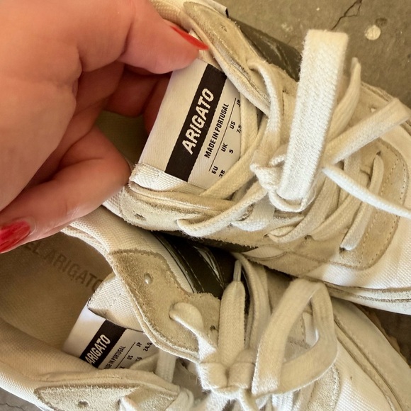 Axel Arigato Aeon Runner Navy And Cream Ivory Low Sneakers 7.5 - Picture 10 of 11